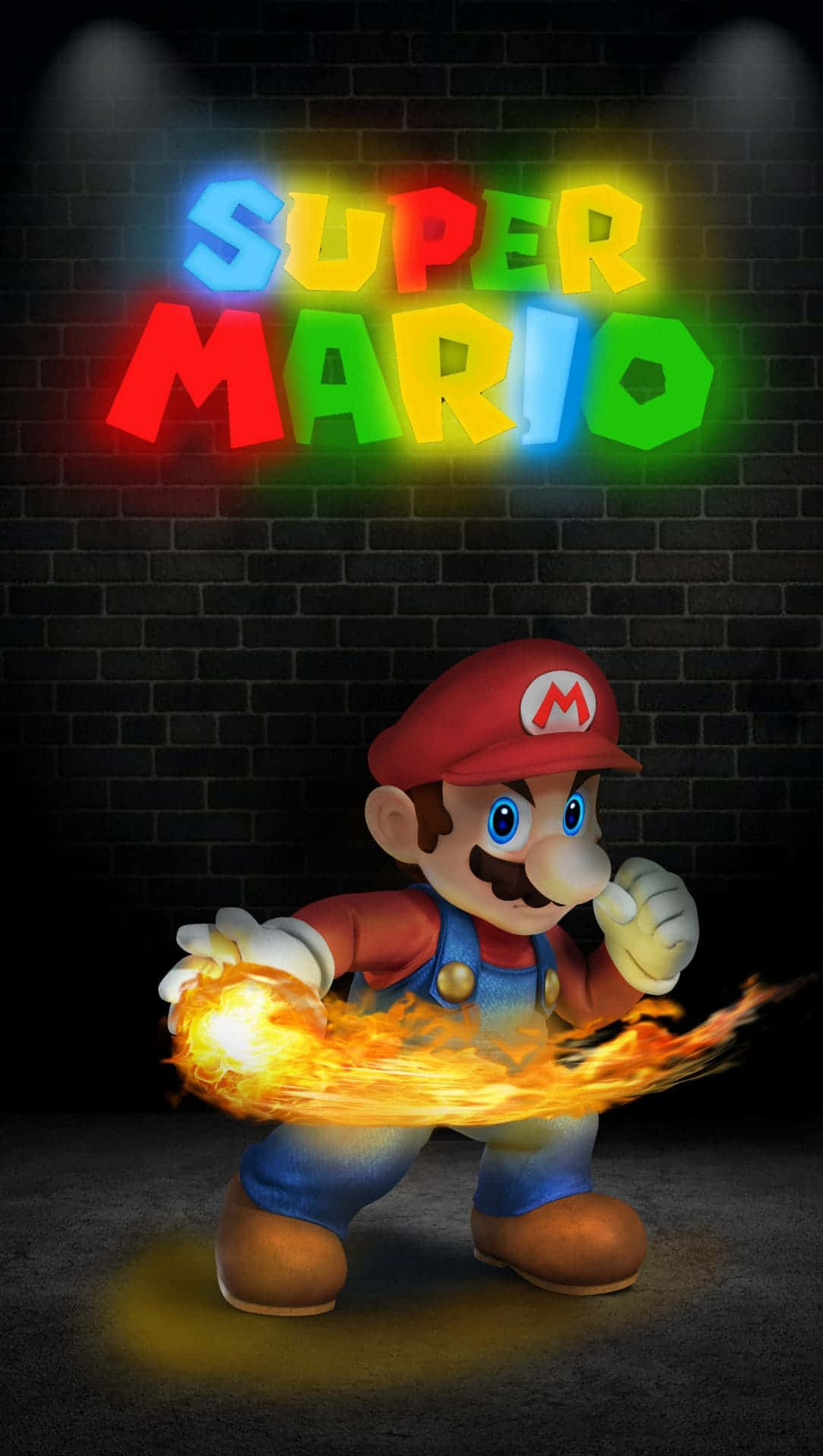 Enjoy Some Cool Retro Gaming Fun With Mario! Background
