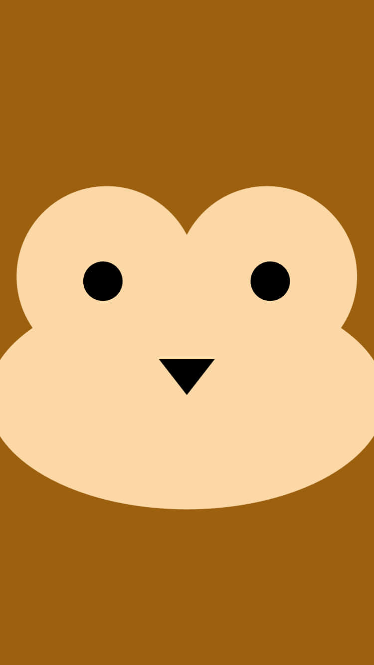 Enjoy Streamlined Performance With Monkey Iphone Background