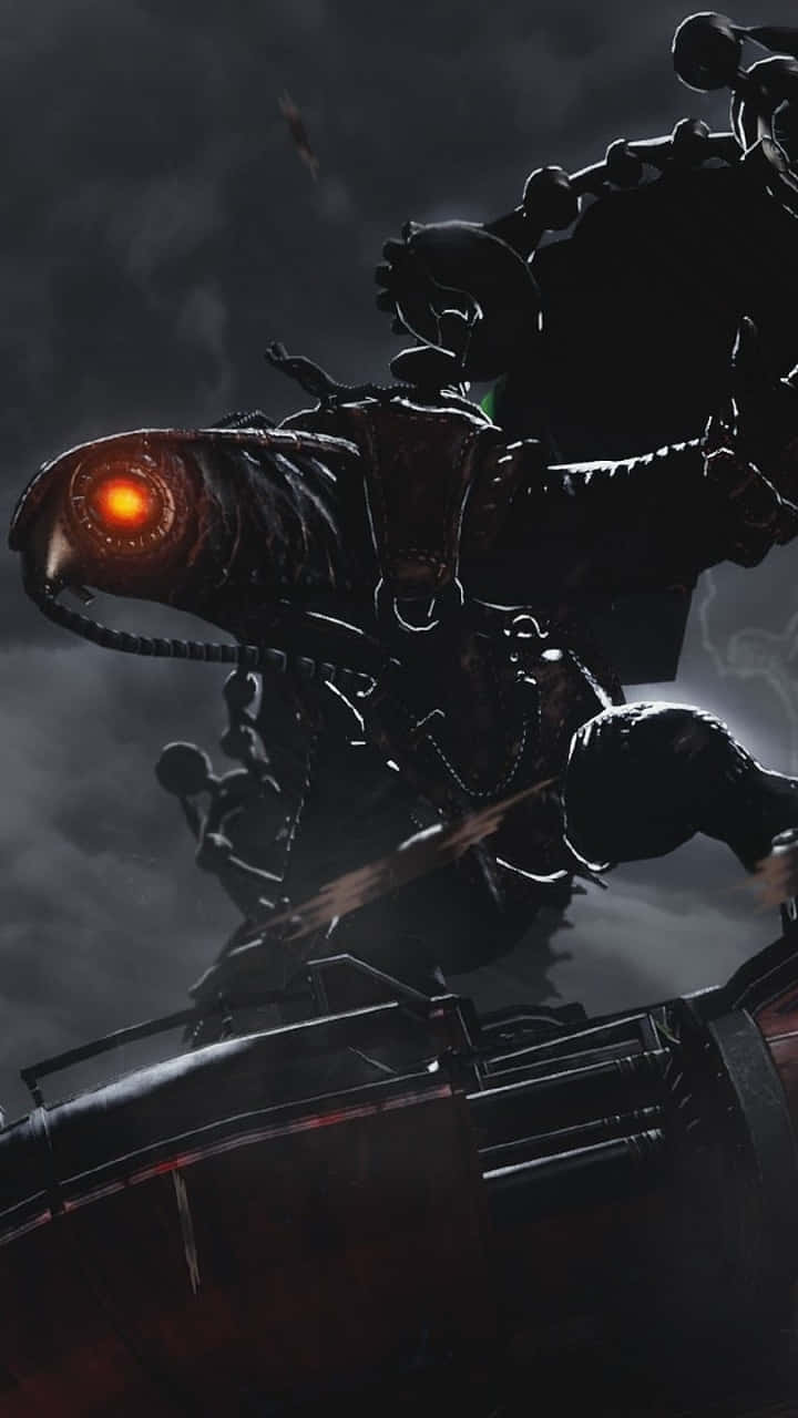 Enjoy Stunning Graphics Amidst A Stormy Cityscape With 4k Bioshock On Iphone. Background