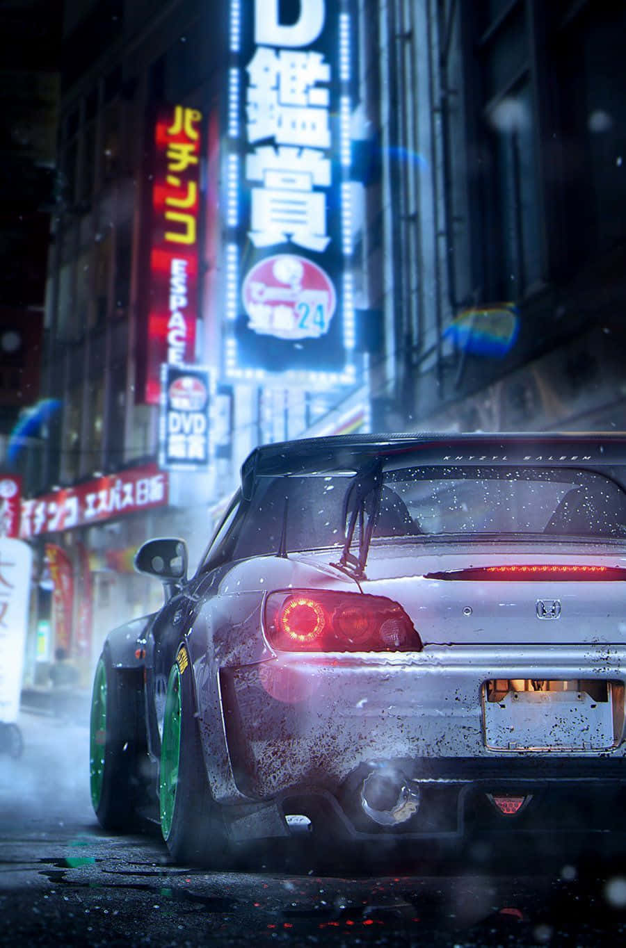 Enjoy Surfing The Internet In Style With The Jdm Iphone Background