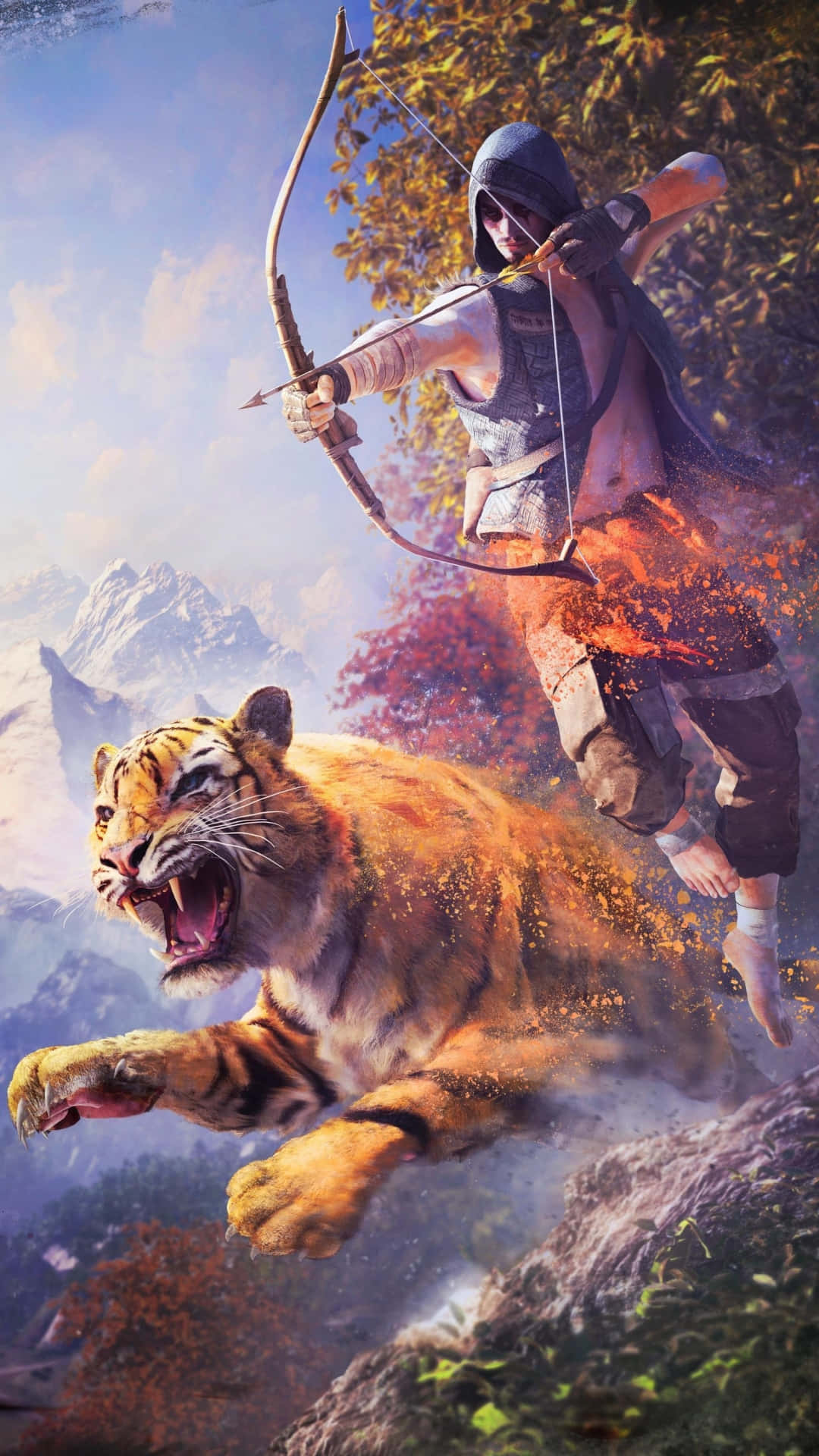 Enjoy The Action Of Far Cry 4 On Your Phone Background