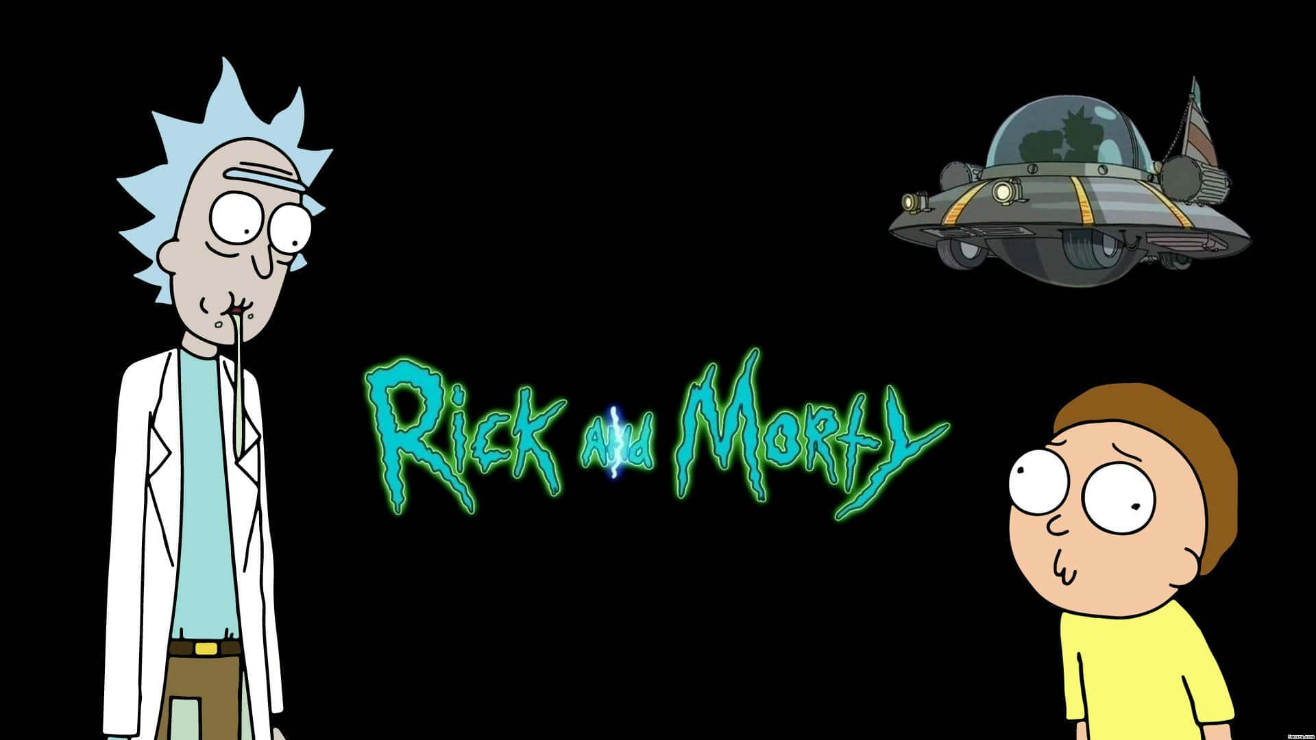 Enjoy The Adventure With Rick And Morty Background