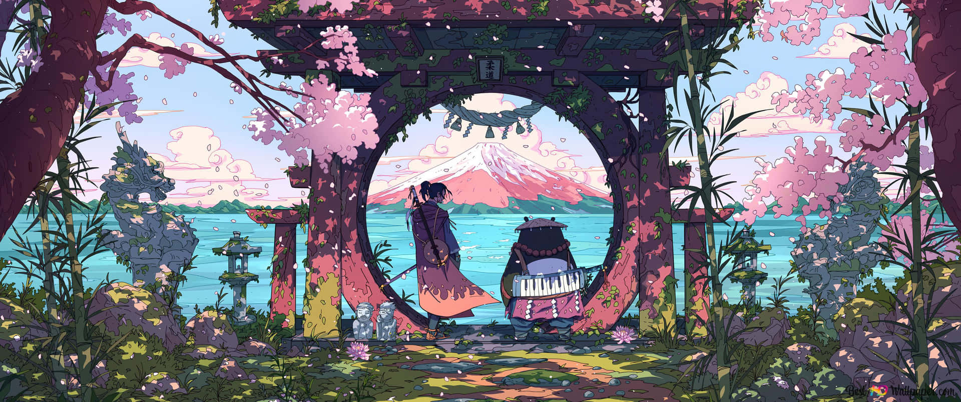 Enjoy The Aesthetic Of Studio Ghibli On Your Desktop Background