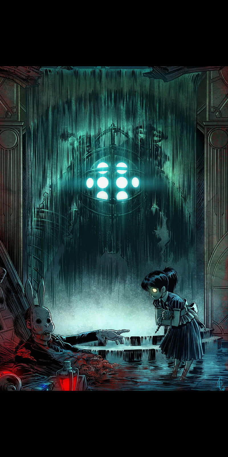 Enjoy The Amazing World Of Bioshock With 4k Graphics On Your Iphone! Background