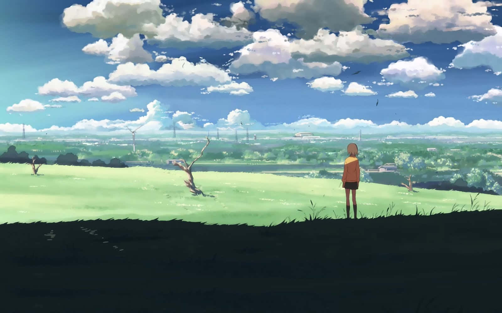 Enjoy The Beautiful Anime Scenery Background