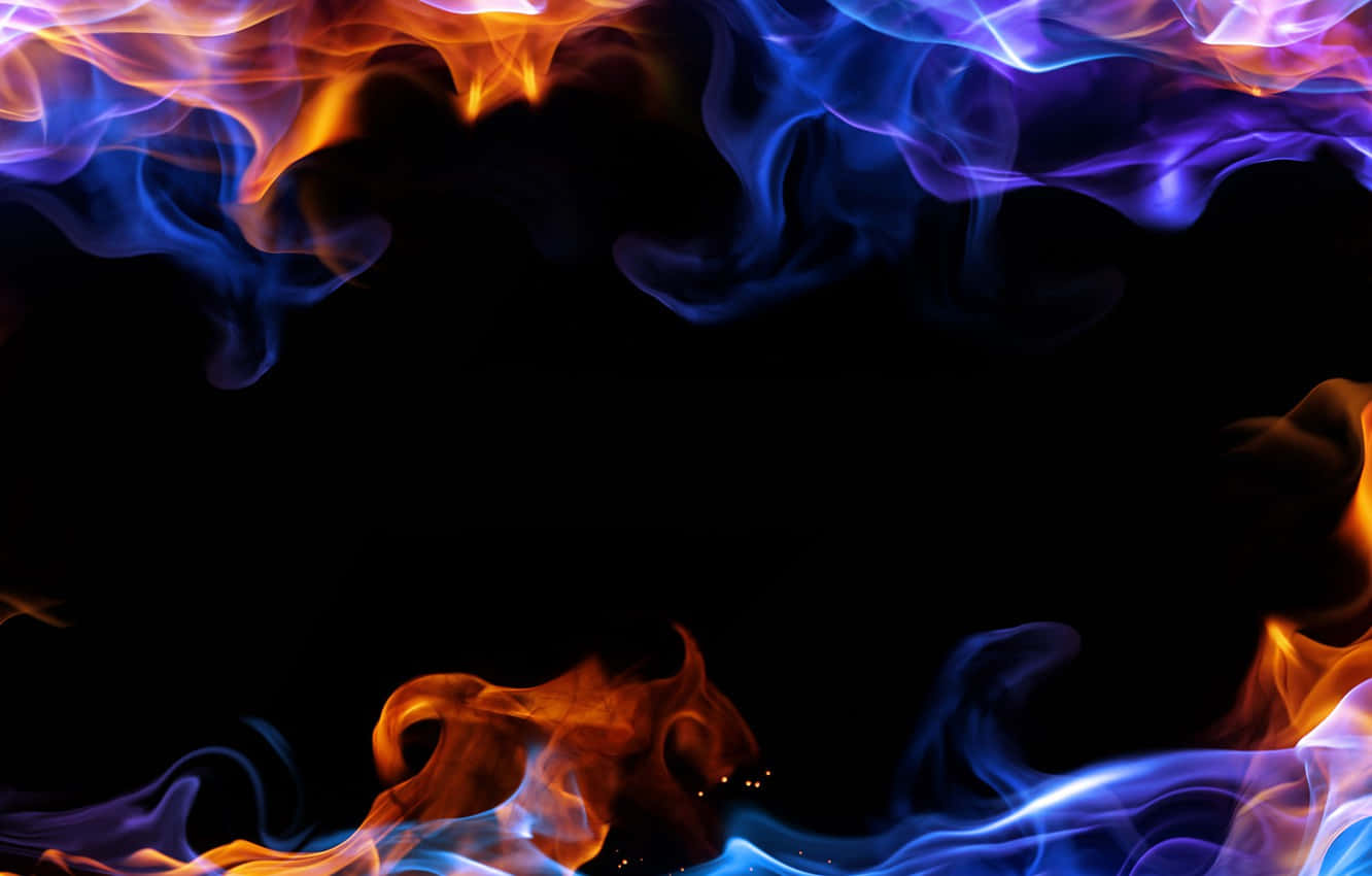 Enjoy The Beauty And Vibrant Colors Of Smoke Background