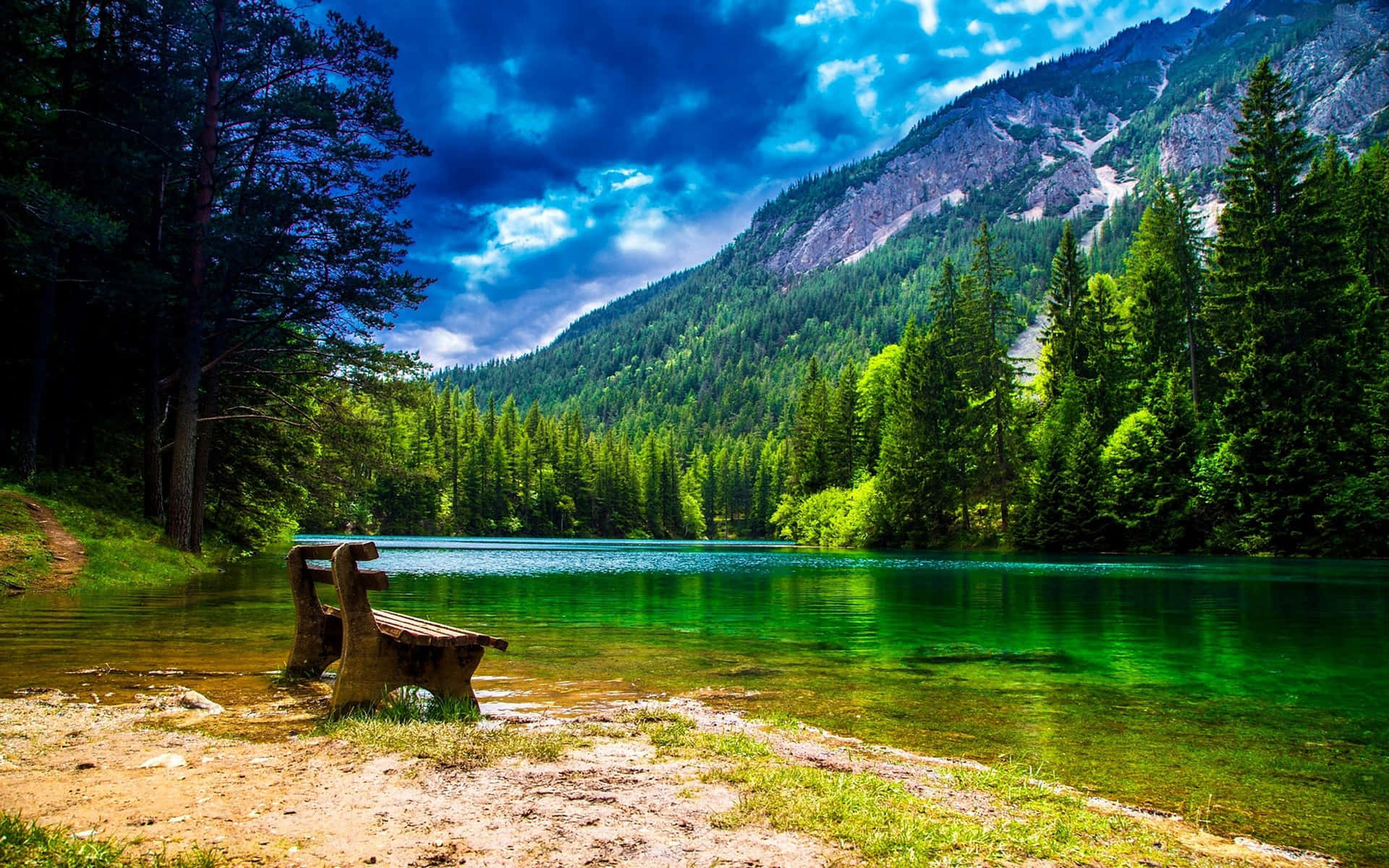 Enjoy The Beauty Of Nature From Your Window Background