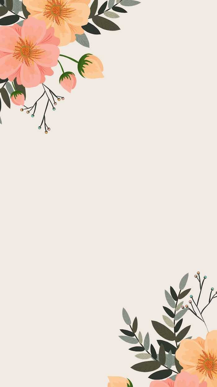 Enjoy The Beauty Of Nature With A Minimalist Spring. Background