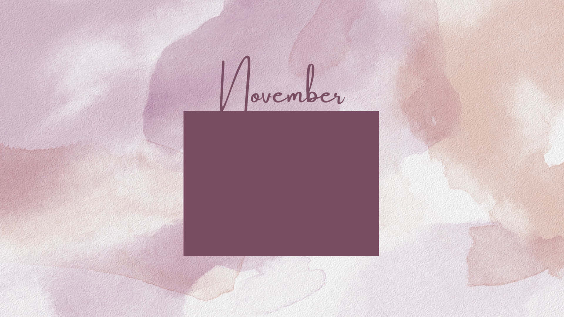 Enjoy The Beauty Of November Background