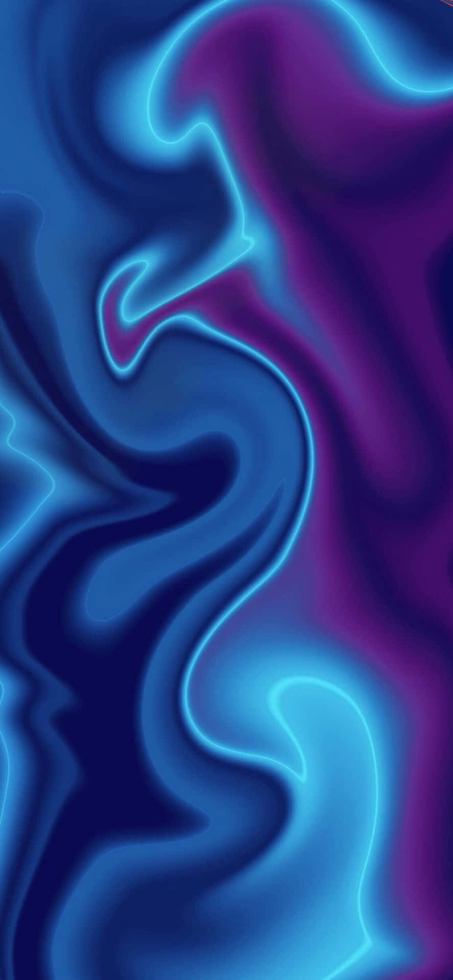 Enjoy The Beauty Of Purple And Blue In This Aesthetic Wallpaper. Background