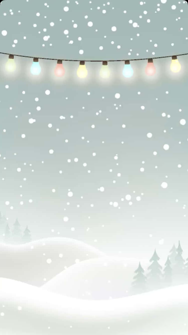 Enjoy The Beauty Of Simple Winter Background