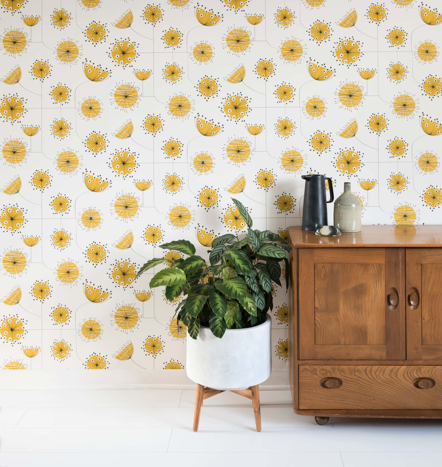 Enjoy The Beauty Of Sunflowers With A Bright, Yellow Hue Background