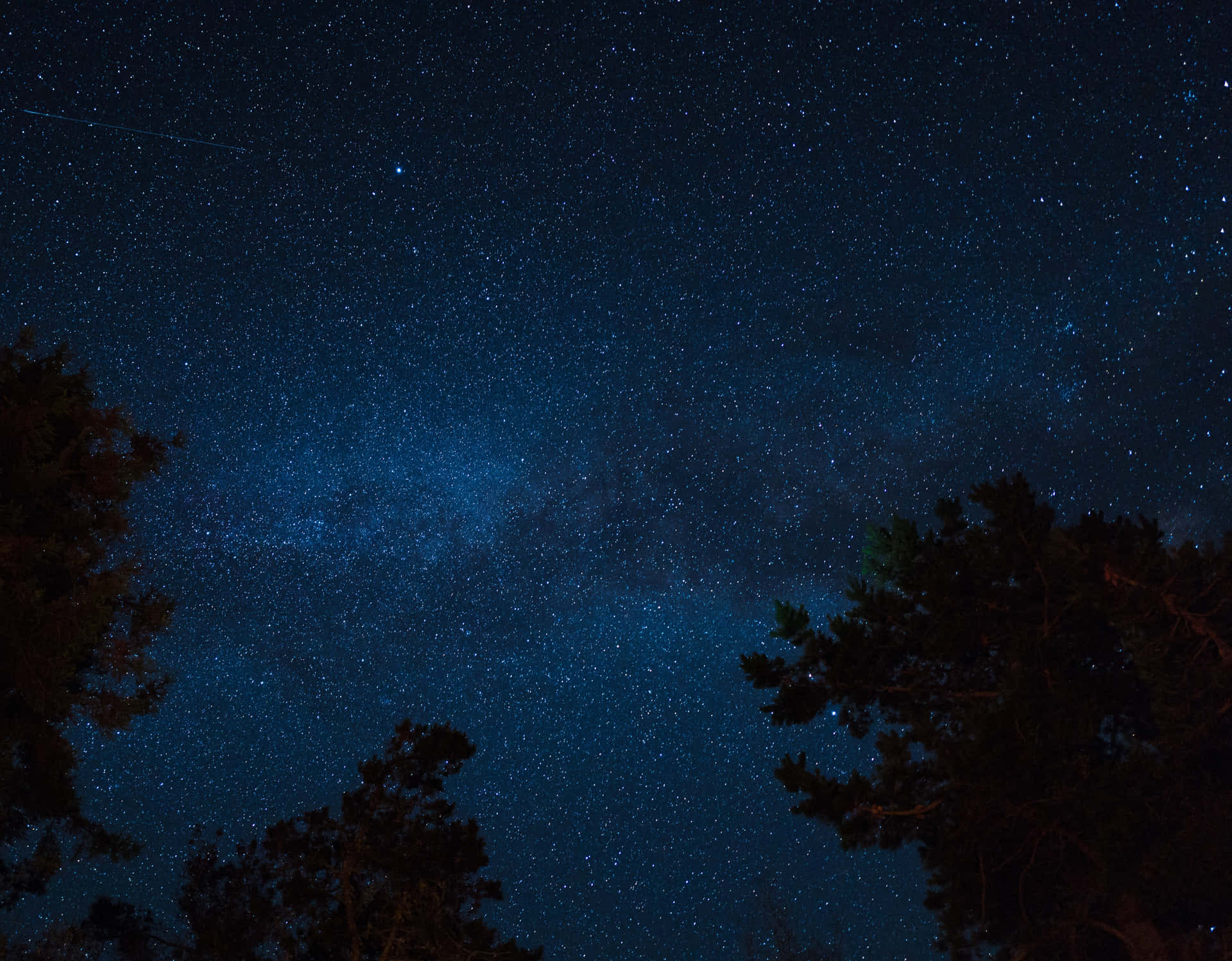 Enjoy The Beauty Of The Night Sky With Its Planets, Stars, And Galaxies. Background