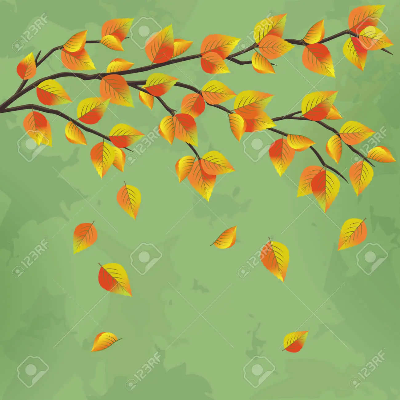 Enjoy The Beauty Of The Vintage Autumn Scene. Background