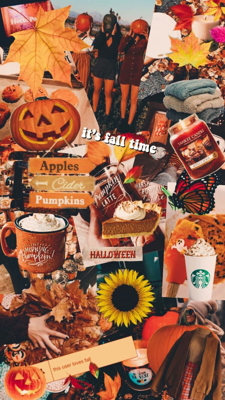 Enjoy The Best Of Autumn And Halloween With Your Iphone. Background