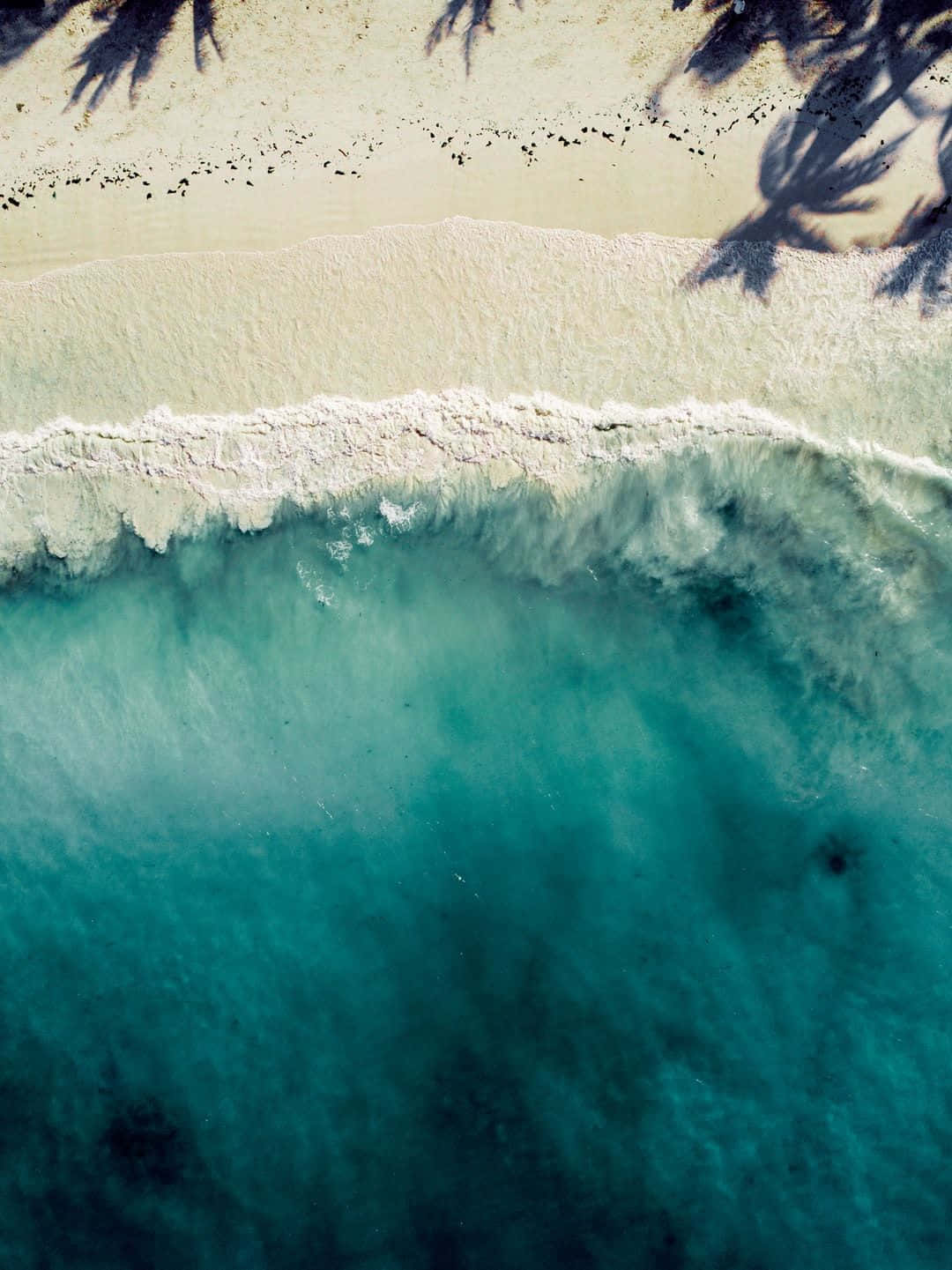 Enjoy The Breathtaking View Of The Ocean From The Comfort Of Your Phone Background