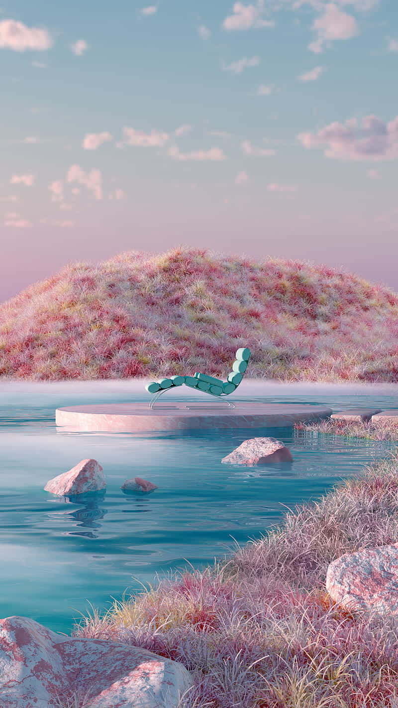 Enjoy The Brightness Of Pink Summer Background