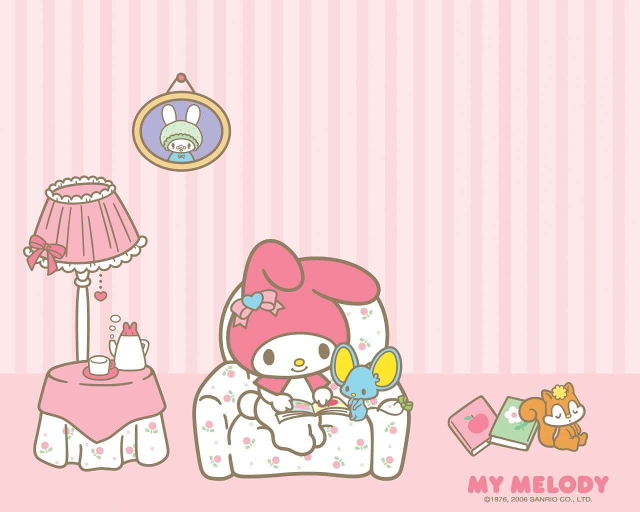 Enjoy The Calm And Colorful Charm Of My Melody Desktop Background