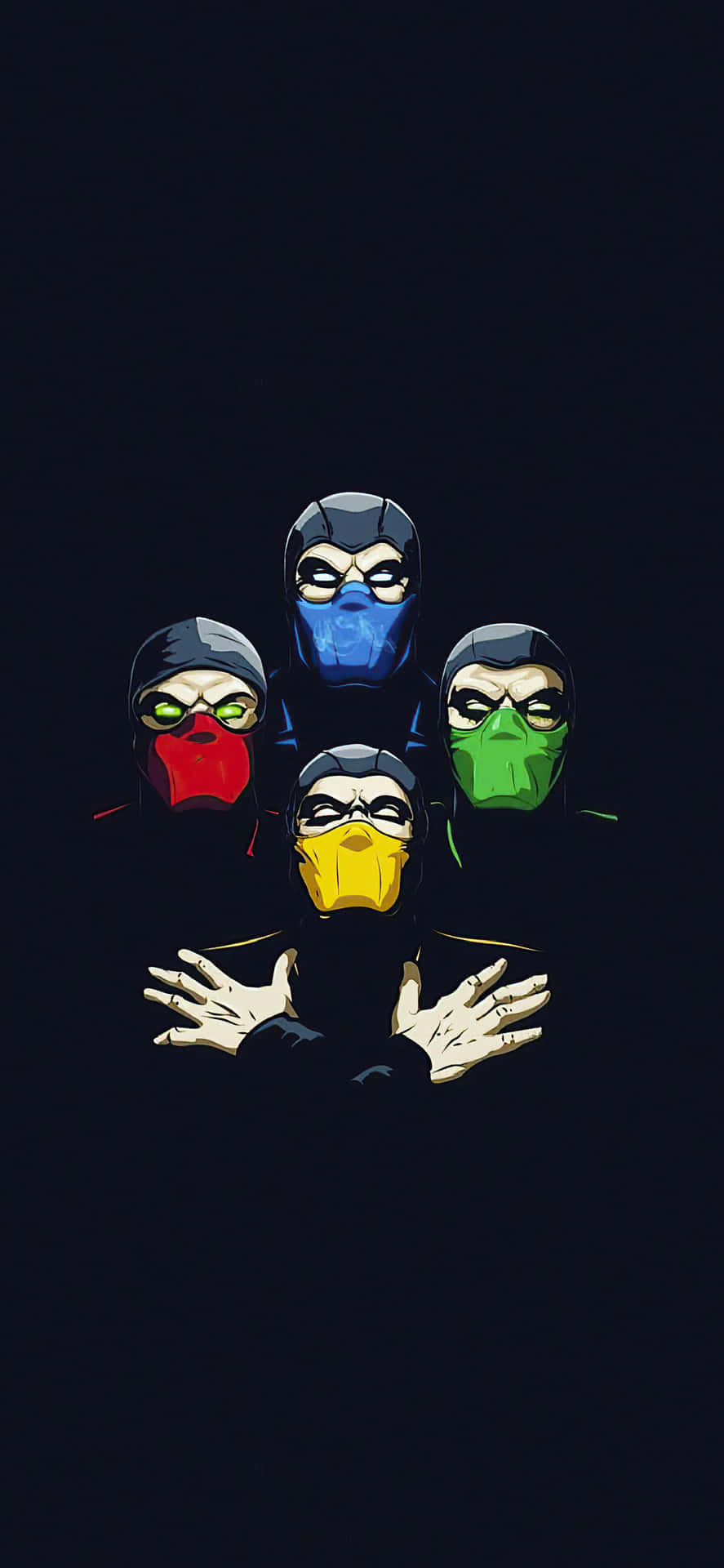 Enjoy The Classic Fighting Game, Mortal Kombat, Anywhere With The Iphone Background