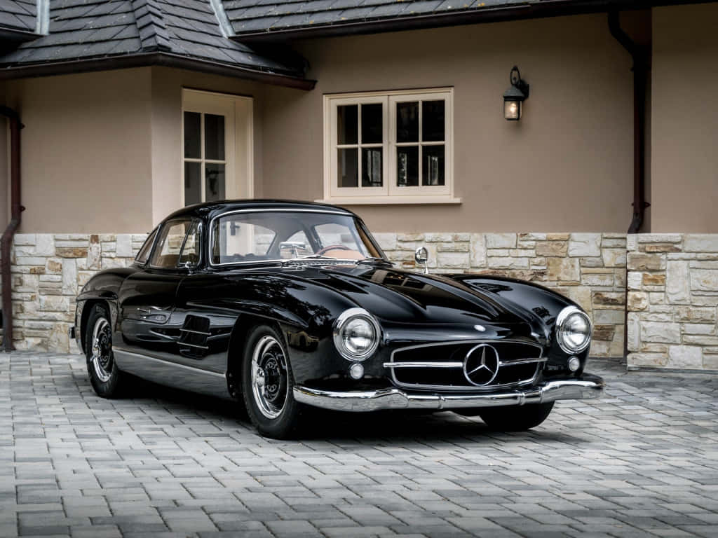 Enjoy The Classic Styling Of The Timeless Mercedes Background