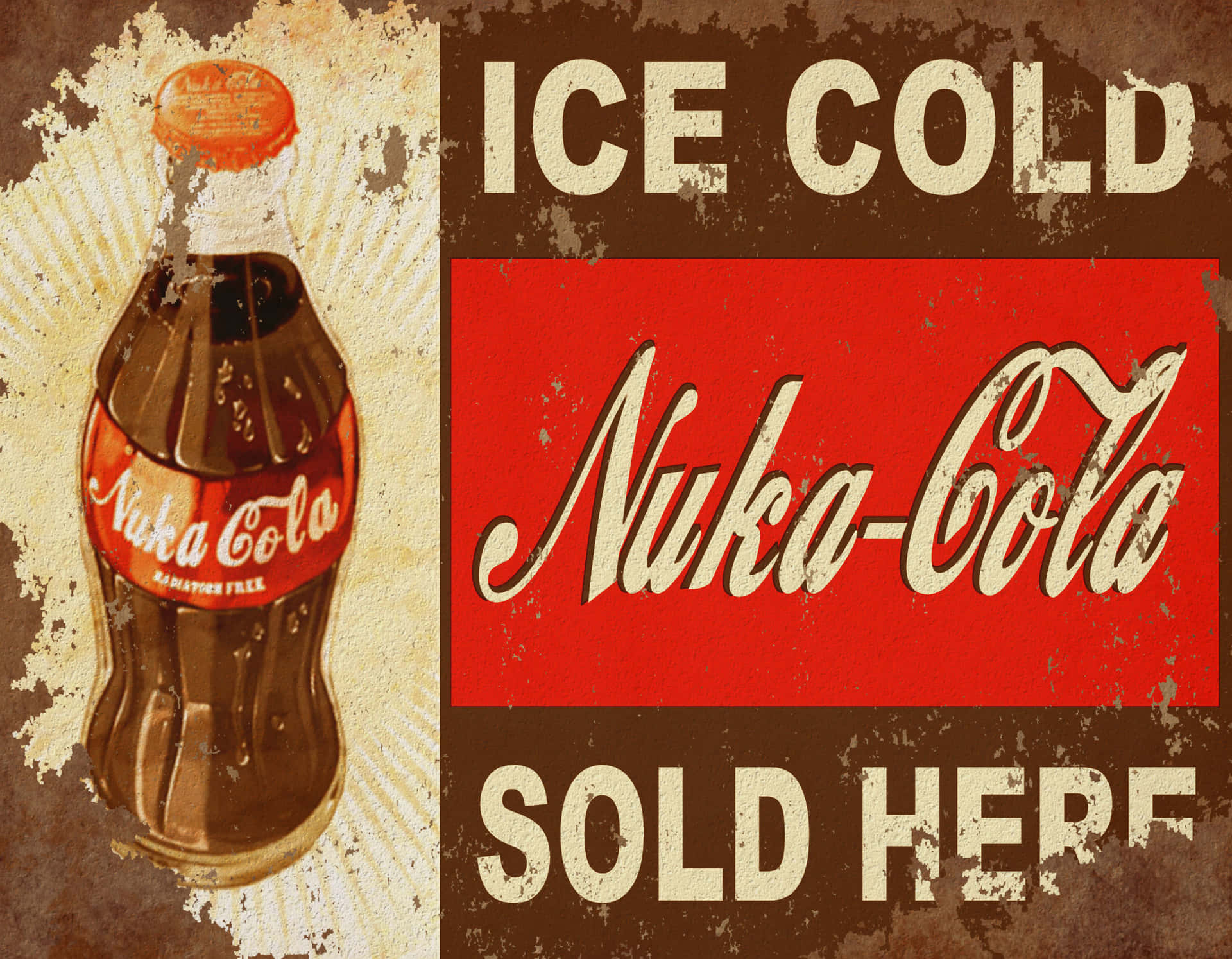 Enjoy The Classic Taste Of Nuka Cola! Background