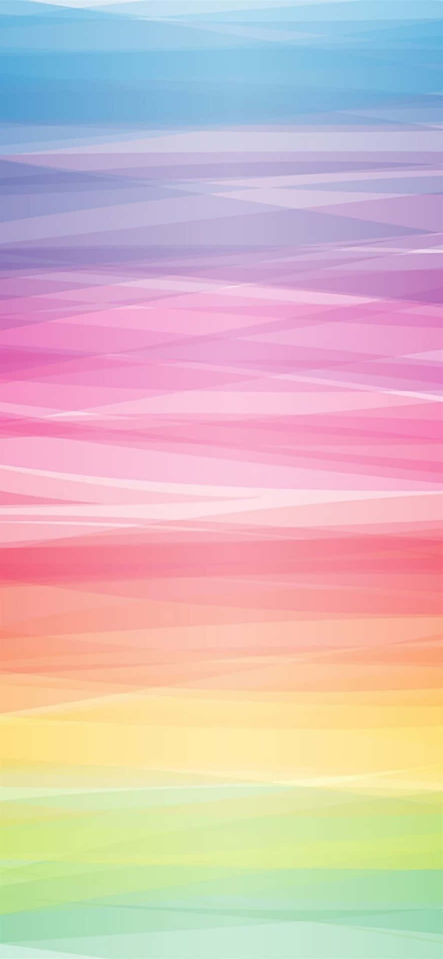 Enjoy The Colorful Vibes Of A Pastel Rainbow-themed Iphone Background