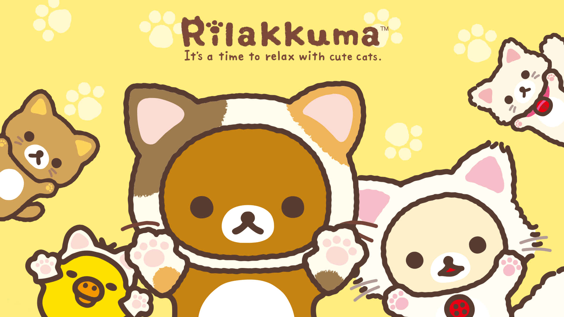 Enjoy The Comfort Of Rilakkuma Laptop With Its Cute And Furry Designs! Background