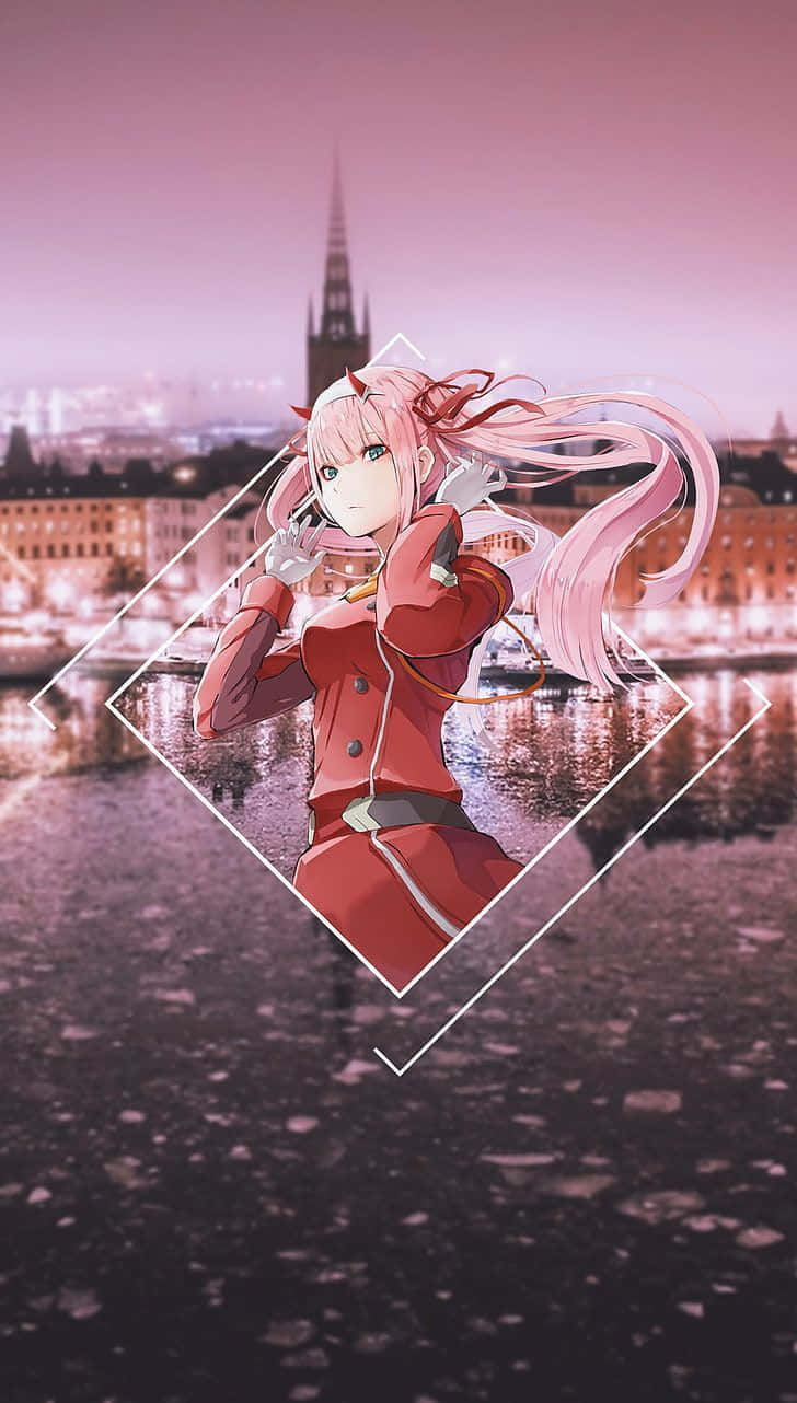 Enjoy The Cool Look With This Iphone 11 Red Anime Wallpaper! Background