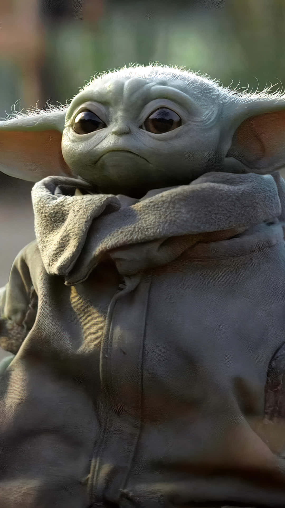 Enjoy The Cuteness Of Baby Yoda With Your Iphone Wallpaper