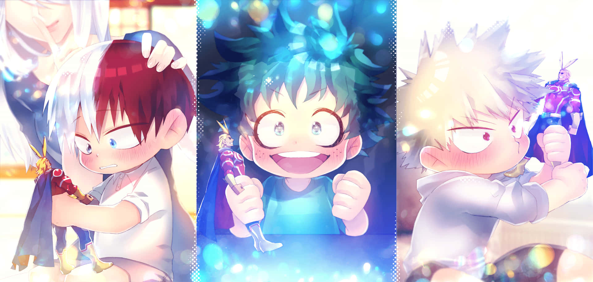 Enjoy The Cuteness Of Kawaii Deku Background