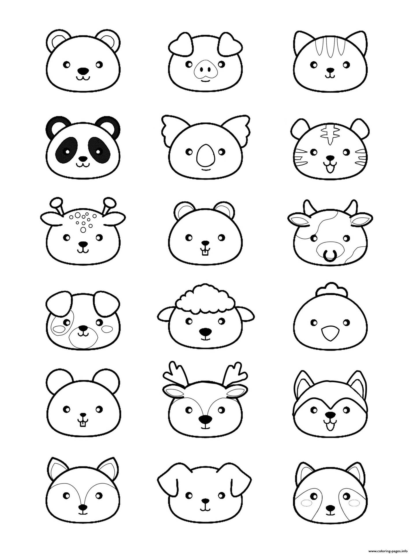 Enjoy The Cuteness Of These Kawaii Animals Background