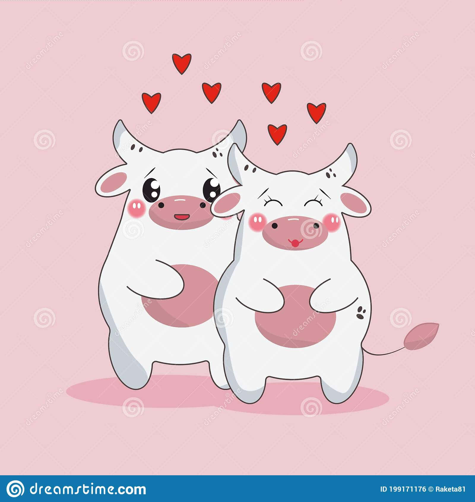 Enjoy The Cuteness Of This Kawaii Cow!