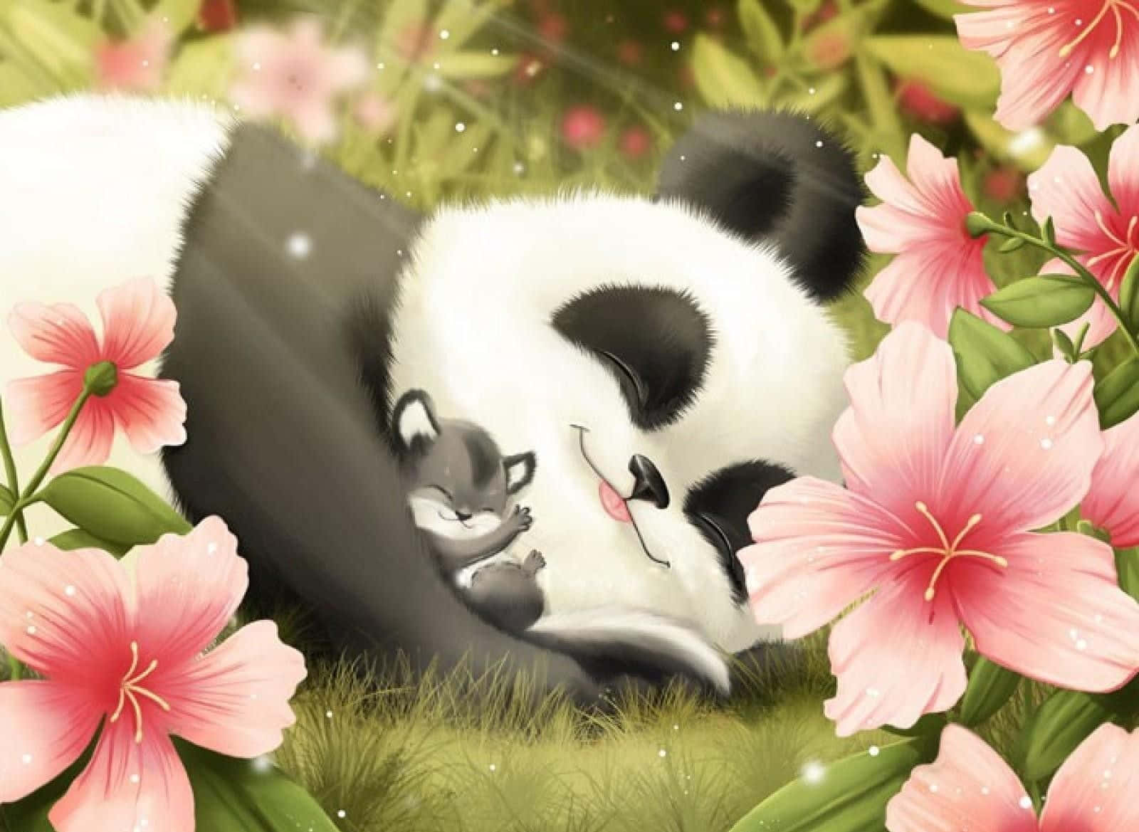 Enjoy The Cuteness Of This Kawaii Panda! Background
