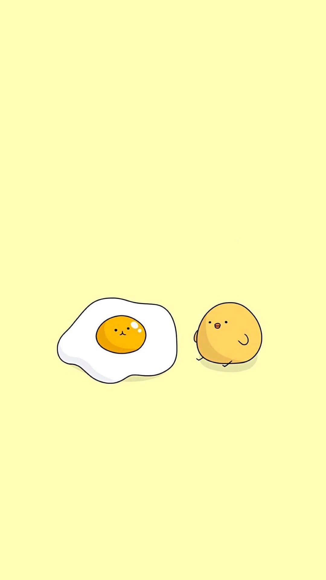Enjoy The Cutest Yellow Kawaii Background