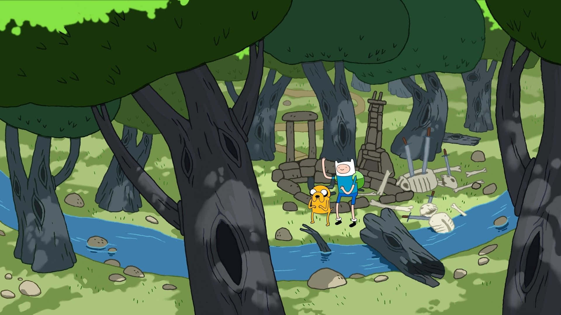 Enjoy The Dreamlike Landscape Of Adventure Time