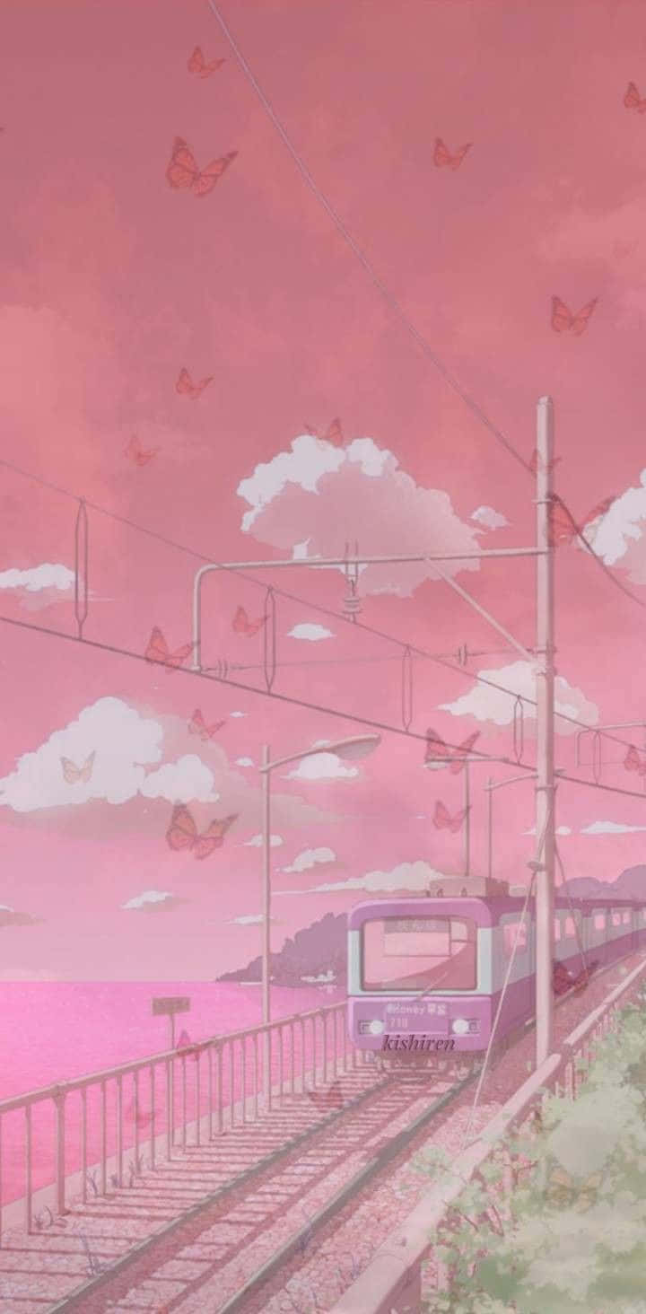 Enjoy The Dreamy Pastel Pink Aesthetic Background