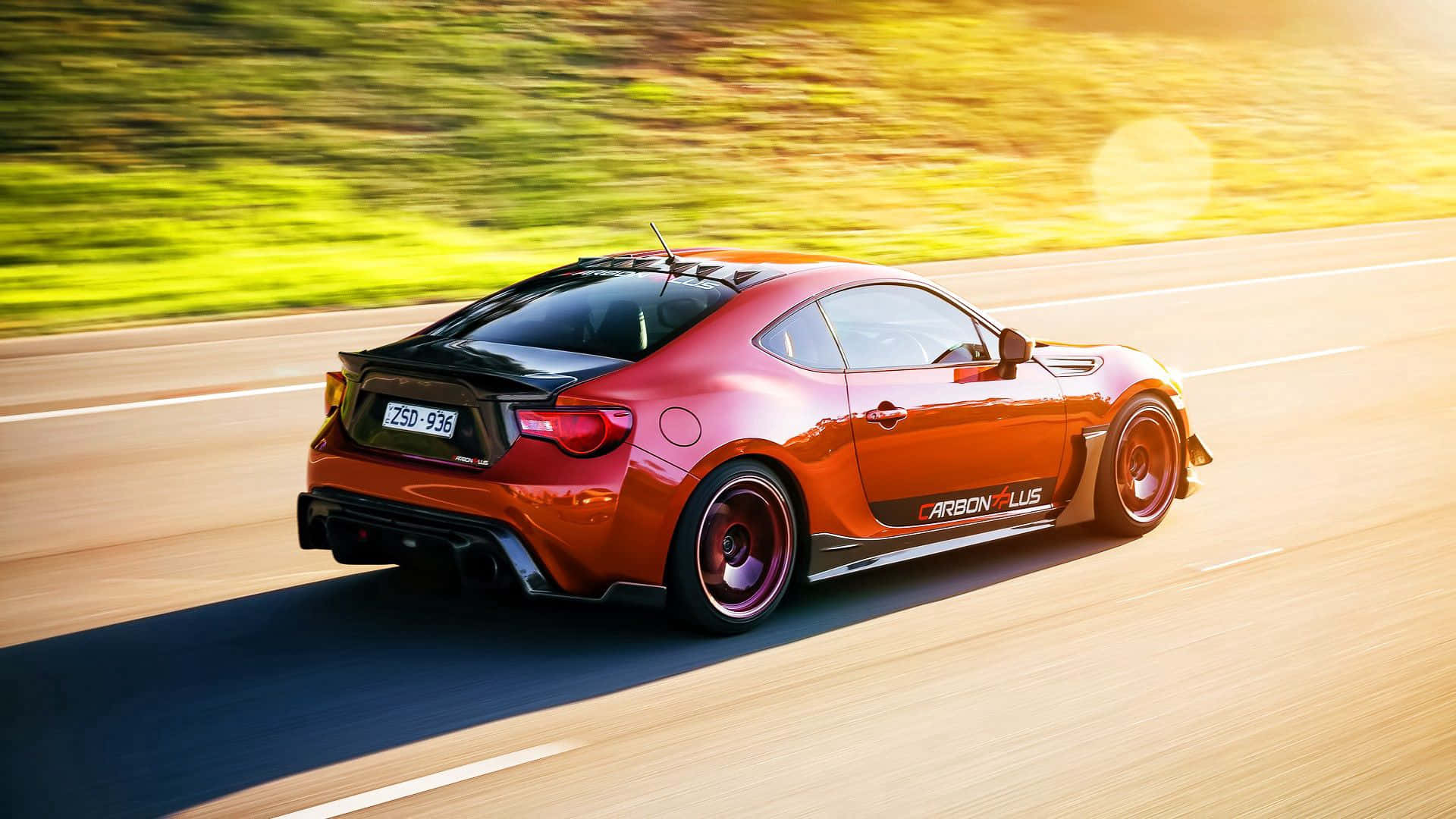Enjoy The Drive With The Toyota 86 Background