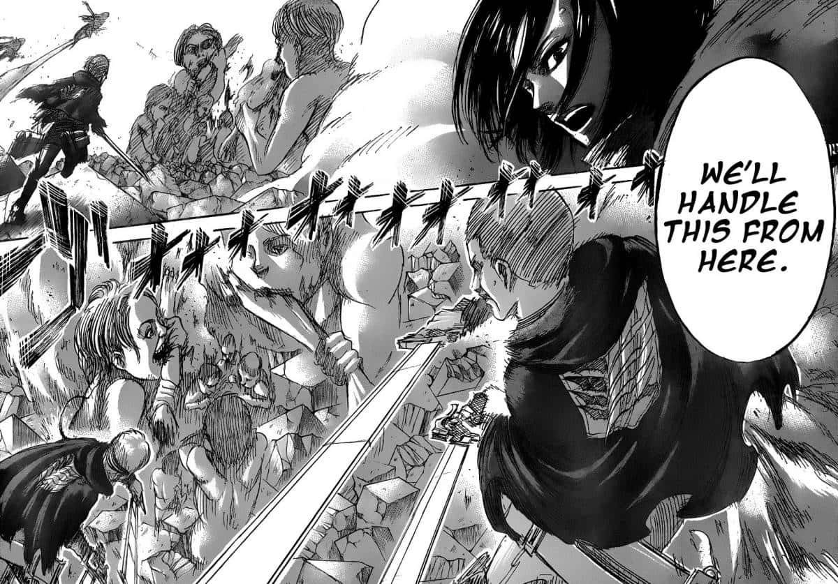 “enjoy The Exciting Adventures Of Aot Manga” Background