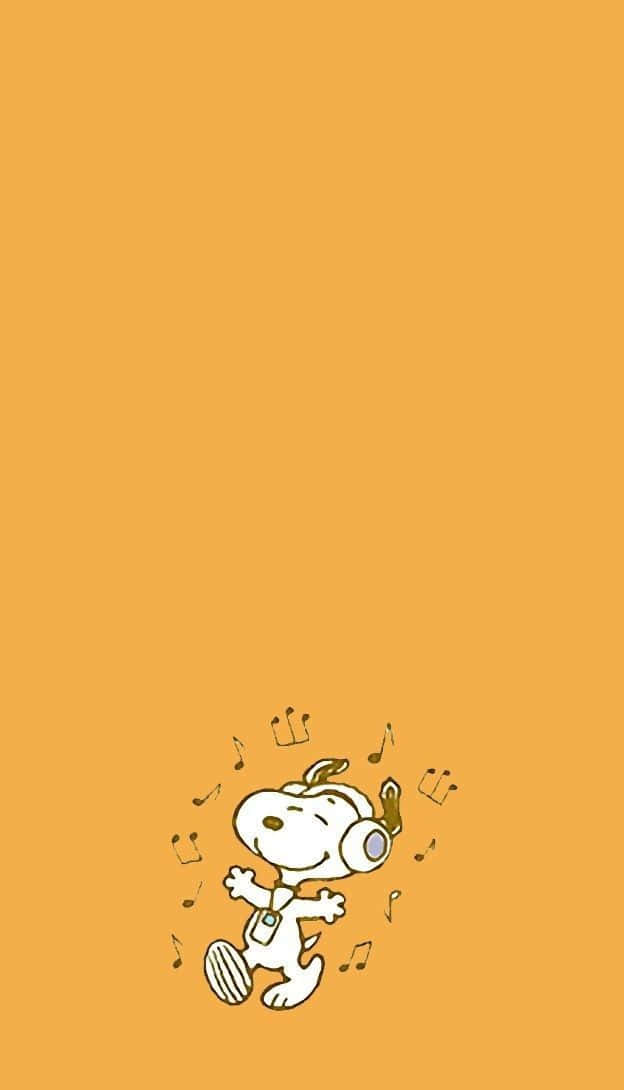 Enjoy The Fall Season With Snoopy! Background