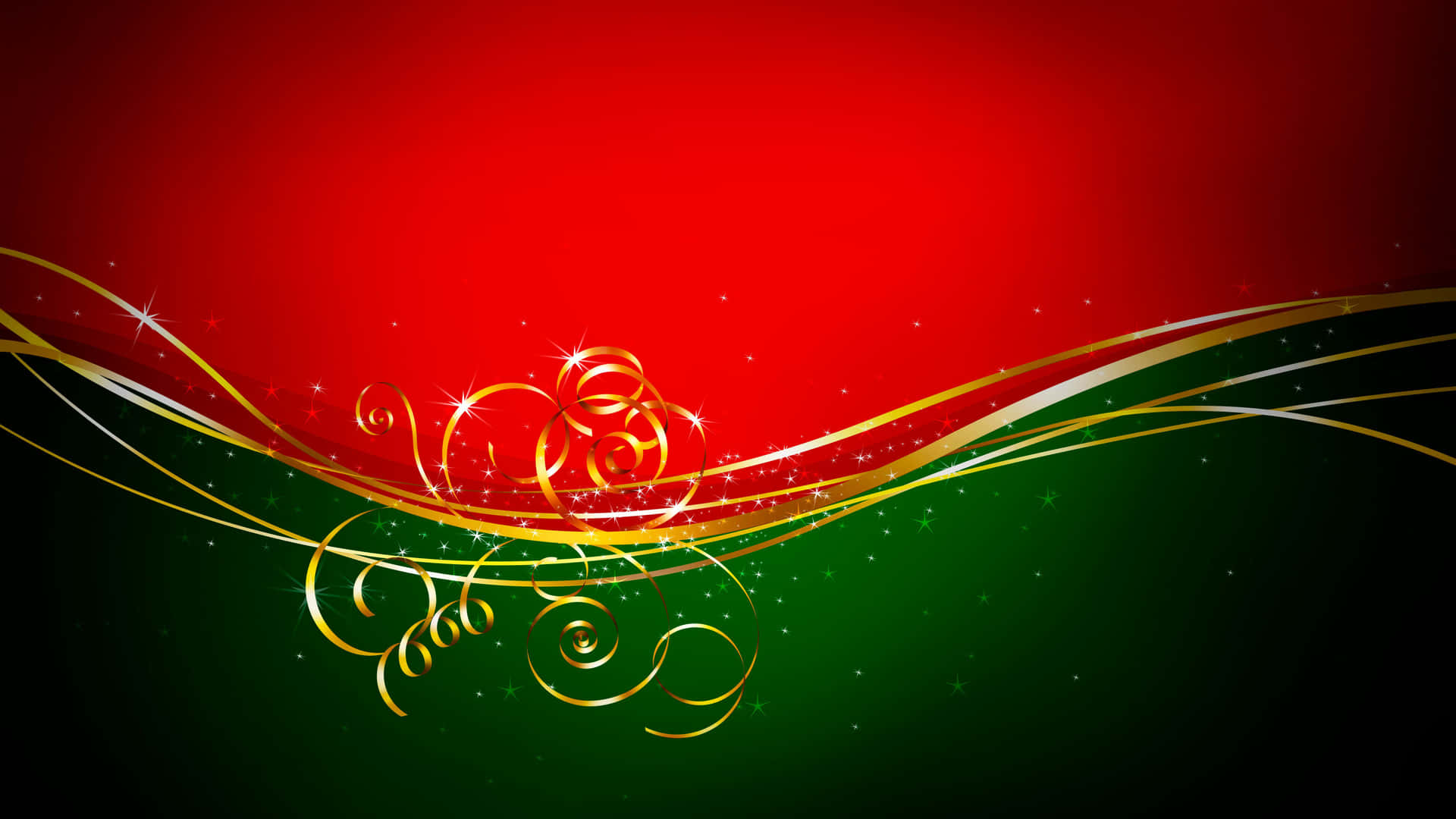 Enjoy The Festive Red And Green Of Christmas Background