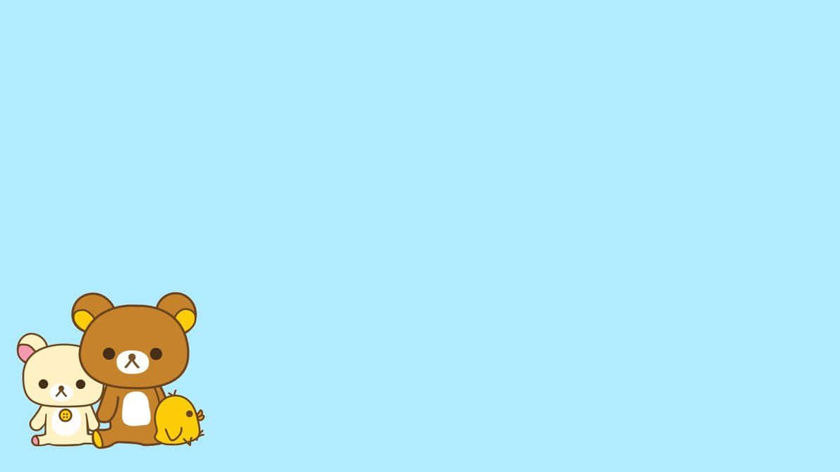 Enjoy The Freedom Of Being Able To Enjoy Your Favorite Rilakkuma Characters Anywhere With This Laptop. Background