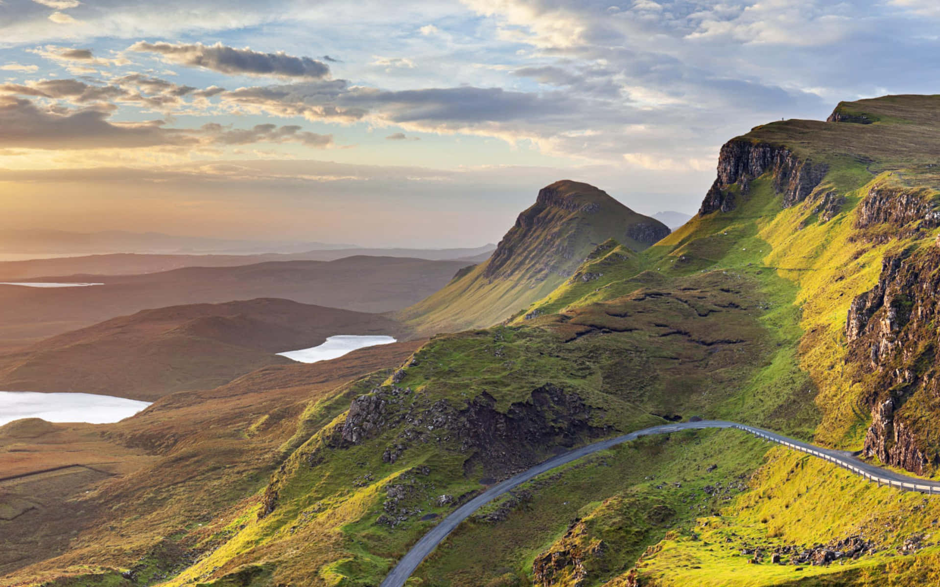 Enjoy The Fresh Air And Breathtaking Sights Of Scotland Background