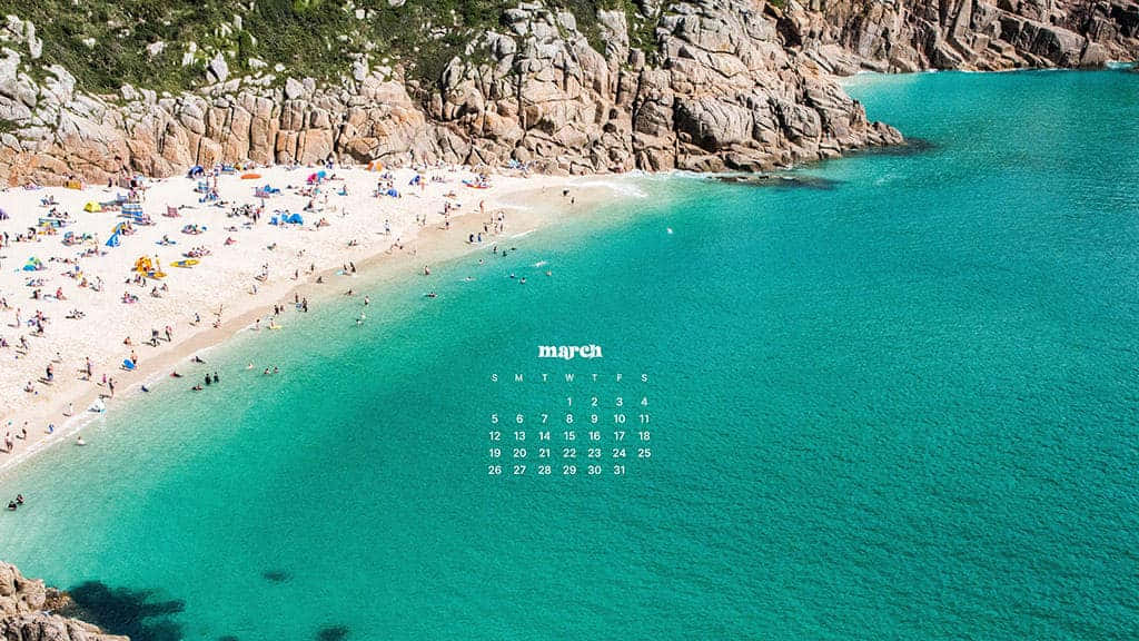 Enjoy The Freshness Of The Month March With This Desktop Wallpaper. Background