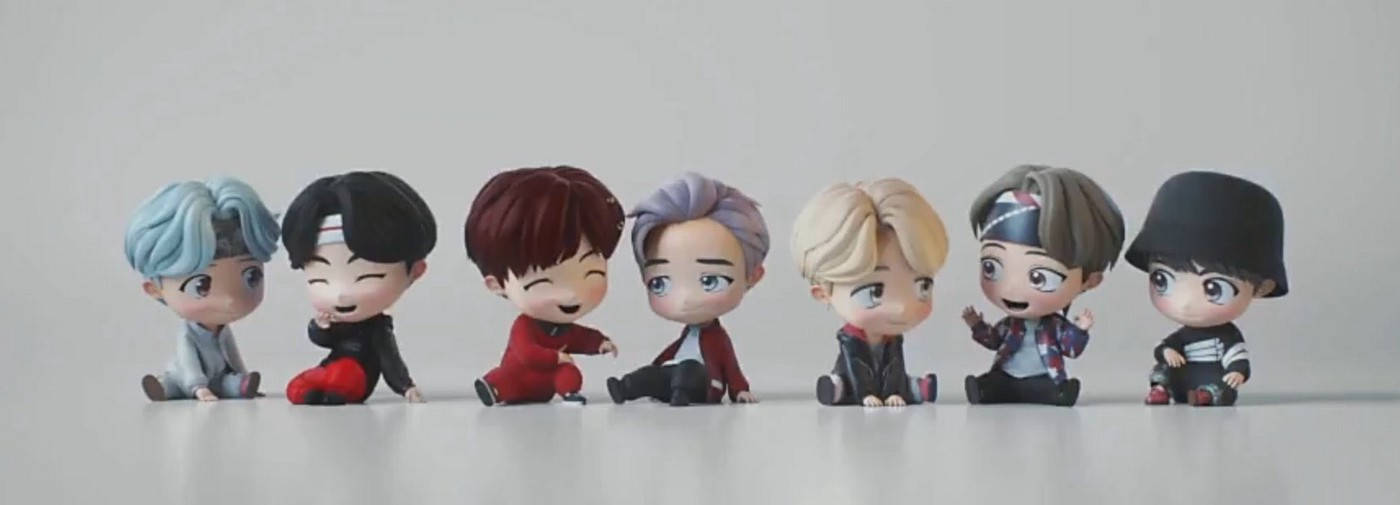 Enjoy The Fun And Cutest Looks Of Tiny Tan Bts Dolls! Background