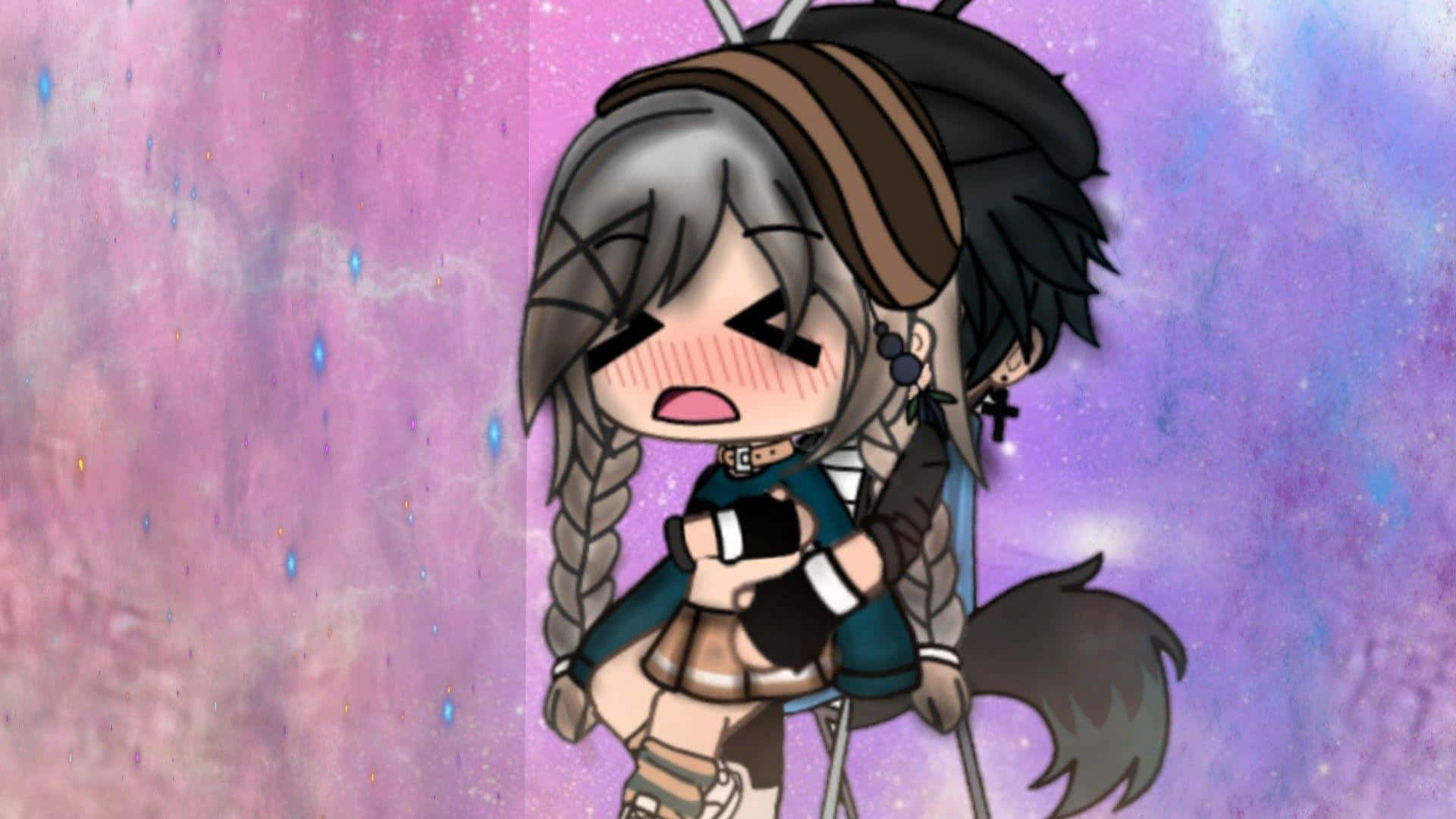 Enjoy The Fun And Vibrant Art Of Gacha Life In Hd Background