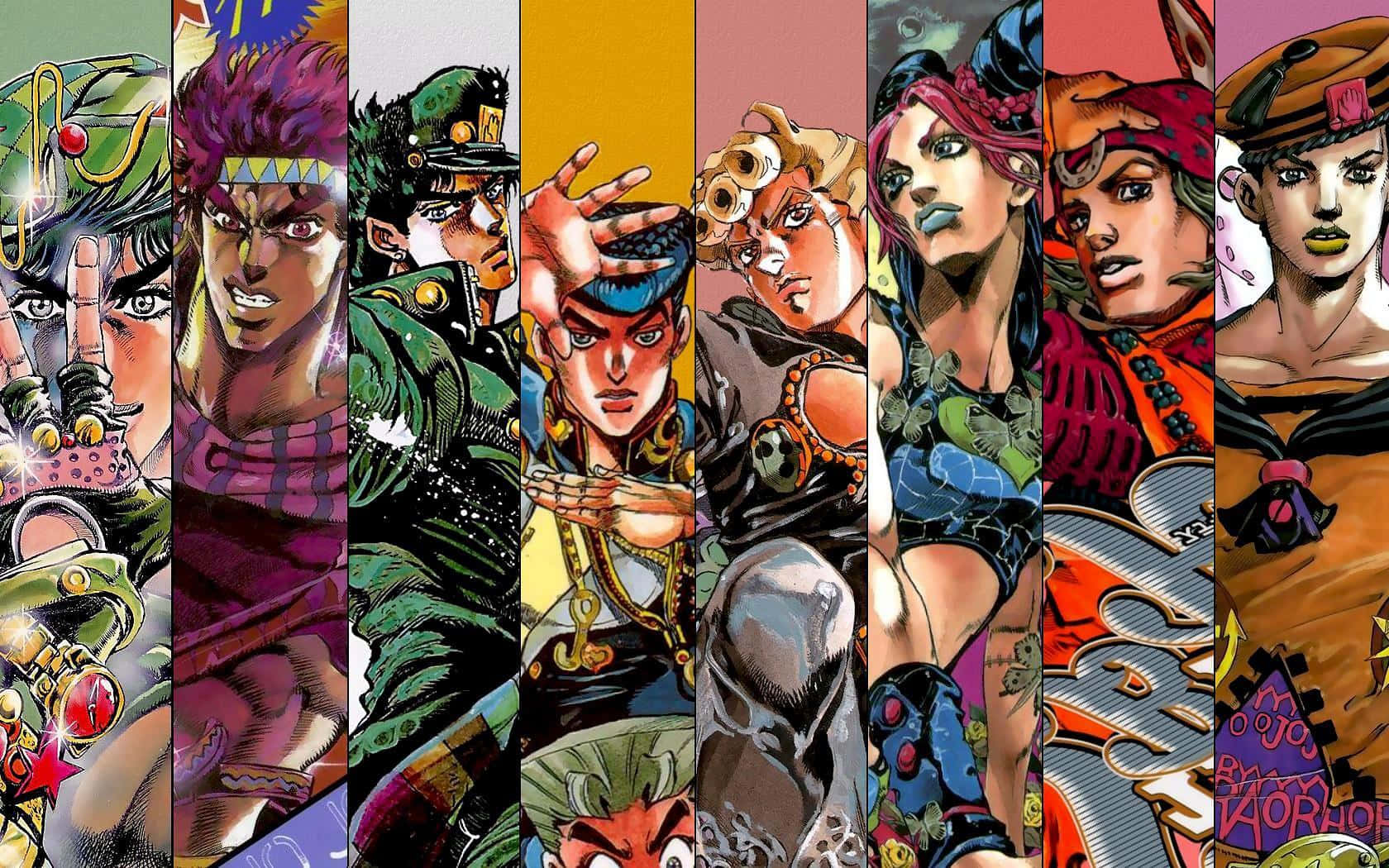 Enjoy The Fun Of Your Favorite Animanga On Jojo Desktop Background