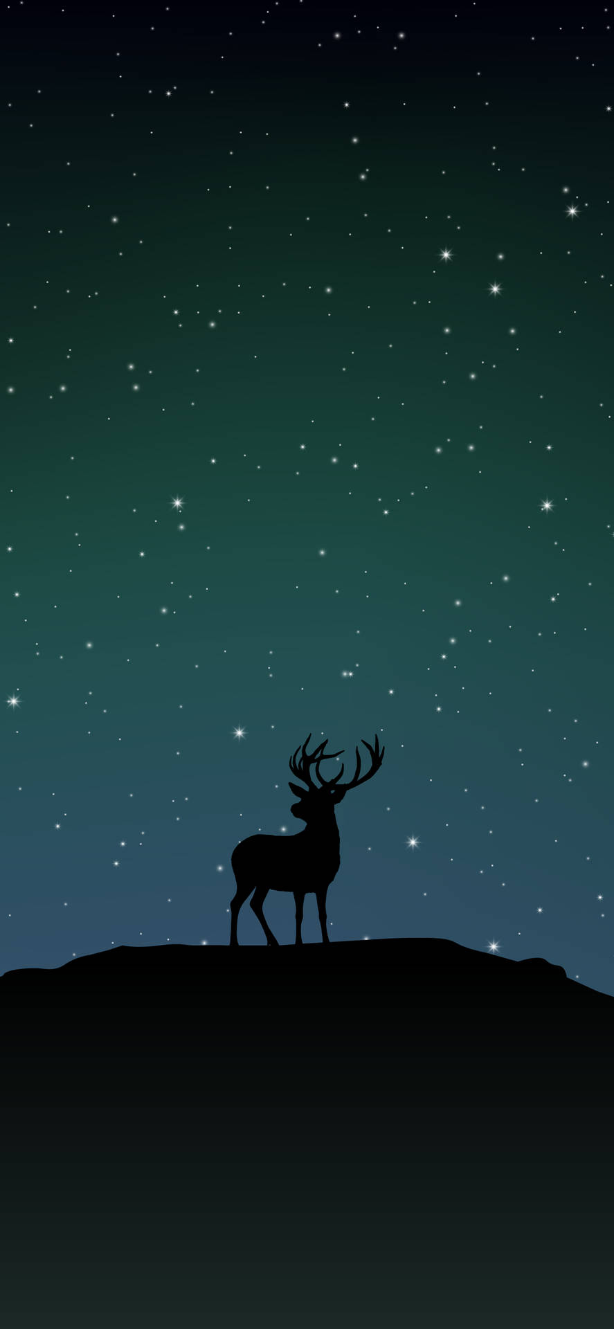 Enjoy The Graceful Beauty Of Deer With This Iphone Wallpaper. Background