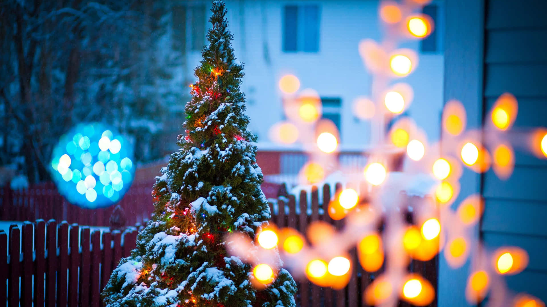 Enjoy The Holiday Season With Christmas Pc Background