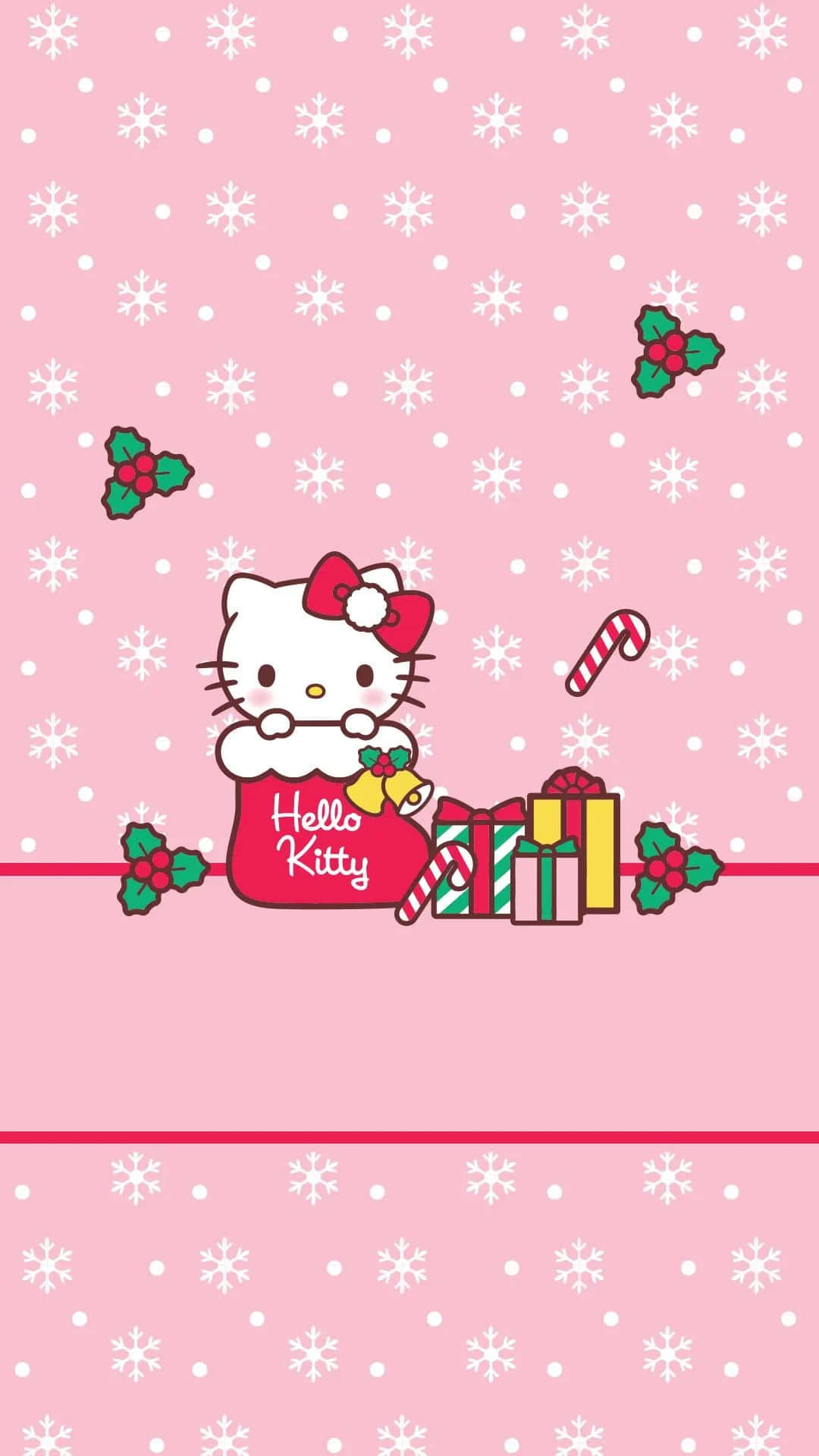 Enjoy The Holiday Season With Hello Kitty! Background