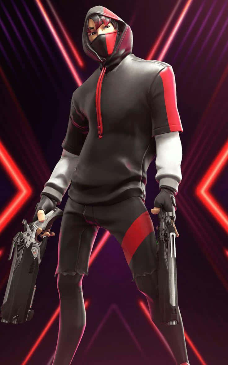 Enjoy The Iconic Style Of Fortnite's Ikonik Skin Background